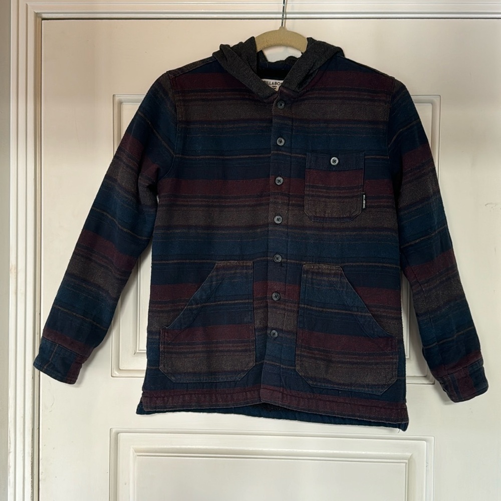 Billabong Fleece Lined Jacket Boys Size M